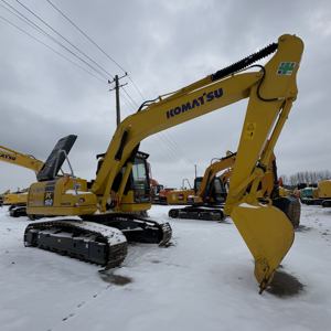 Excavatrice sur chenilles hydraulique Komatsu PC160 d'occasion, machine de construction, 16 tonnes, modèles PC160-7, PC200, PC130, pelle médiatineuse d'occasion - Product Image 1