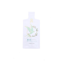 Pochette souple personnalisée blanche mate avec bec verseur 30 ml pour l'emballage de liquide oral de collagène