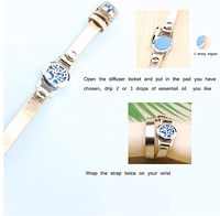 Bracelet diffuseur d'huiles essentielles, médaillon de parfum, parfum, l'anxiété magnétique,