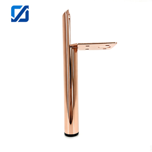 <span class=keywords><strong>Gambe</strong></span> per Mobili a L in Ferro Lucido Moderno Rosy da 7 Pollici con Piedini in Gomma, Facili da Installare, per Tavoli/Divani/Armadietti da Cucina - Product Image 1