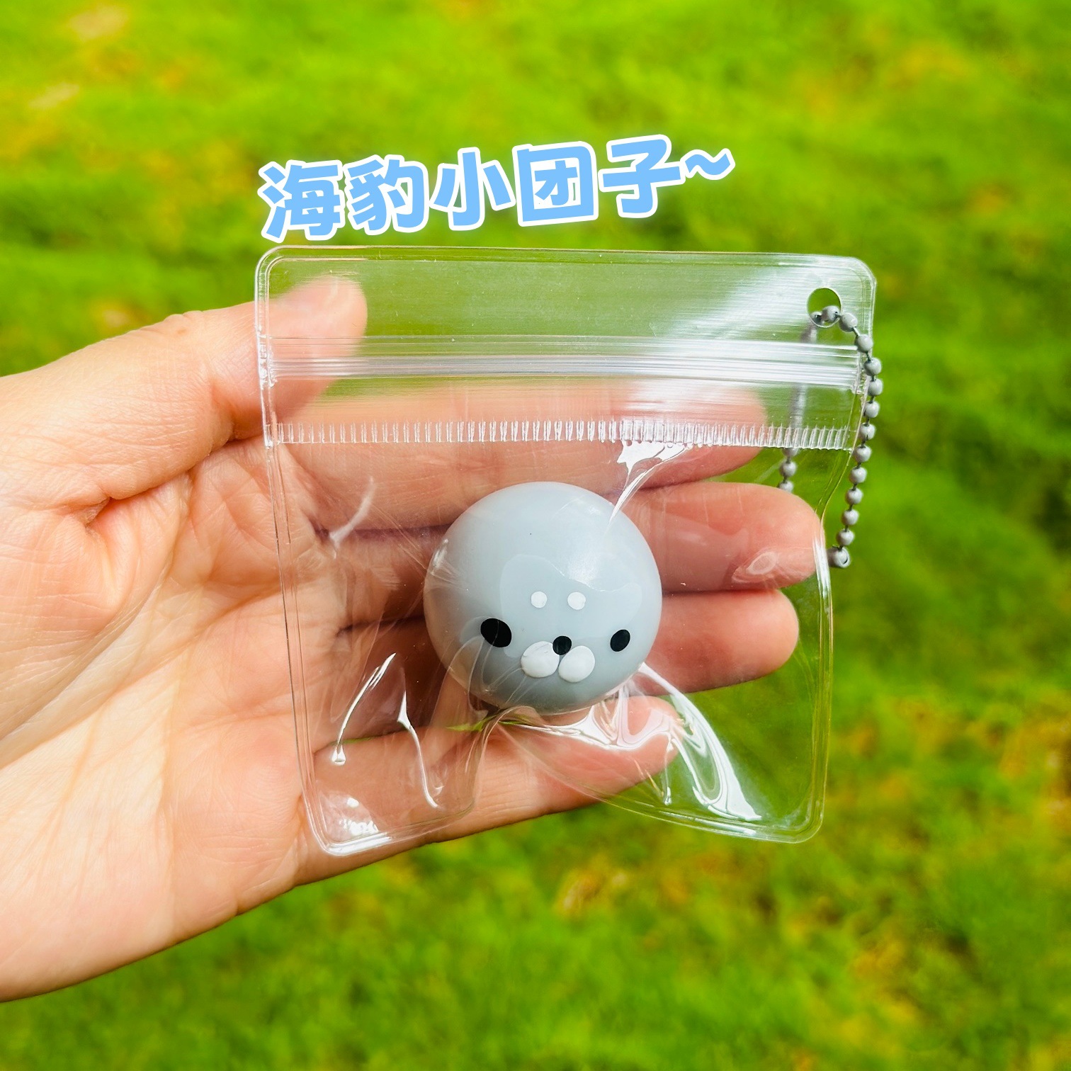 Foca bebé gris