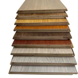 Novo revestimento UV de 3mm com acabamento liso piso de madeira de engenharia de madeira de três camadas de nogueira preta da América do Norte