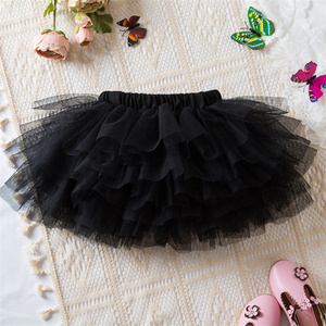 1 pièce de <span class=keywords><strong>jupe</strong></span> en <span class=keywords><strong>tulle</strong></span> pour bébé fille, couleur unie, marque privée, été, bébé, enfant en bas âge, <span class=keywords><strong>jupe</strong></span> à volants - Product Image 6