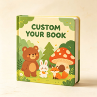 Impresión de Libros de Imágenes Personalizados para Bebés y Niños |   Libro de Cuentos Educativos de Ficción para el Aprendizaje Temprano de Niños Pequeños