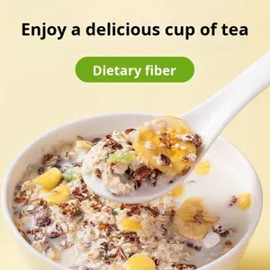 Fiocchi d'Avena al Latte di Mela e Banana 500g in Bottiglia per Stitichezza, Dieta Grassa, <span class=keywords><strong>Colazione</strong></span>, Bevanda Istantanea, Sostituto del Pasto, Alimento di Base - Product Image 4