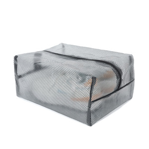 Mesh Travel Bag With Zipper Closure Foldable Design For Travel Unisex Lightweight <b>Backpack</b> <b>Large</b> Capacity Storage Solution - Product Image 2