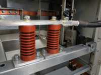 Isolateur de poteau en résine époxy haute tension ASHAN ZJ-10Q 65x130 10kV pour support de barre omnibus et câblage de rack d'armoire de commutation