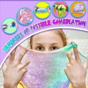 Custom Logo Butter Tie Dye Slime <b>Machine</b> Calander Squishy Mud Jumbo Diy Fluffy Slime Kit for Kids <b>Learning</b> Toys Educational Set - Product Image 2