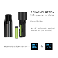 Vente chaude UHF professionnel Microphone sans fil double Microfono Inalambrico Microphone karaoké pour karaoké église Speach