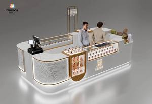 Exhibidores de Perfumes de Lujo Personalizados en Madera y Oro |   Diseño Personalizado y Soluciones Completas para Tiendas Minoristas, Exhibición de Perfumes para Tiendas - Product Image 6