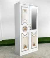 Armoire de rangement en acier durable pour vêtements, avec étagères, personnalisation OEM, mobilier de stockage commercial en gros