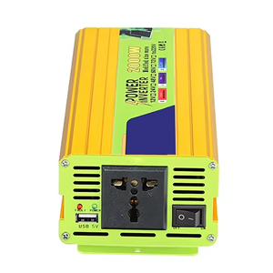 Système de stockage d'énergie domestique hors réseau monophasé hybride à onduleur de correction de 2000W pour applications automobiles et industrielles HJ12V-220V-2 - Product Image 1