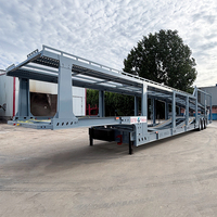 Semi-remorque porte-voitures de 21 m, 8 véhicules, double pont, pour concessionnaires automobiles, logistique automobile, transport et livraison