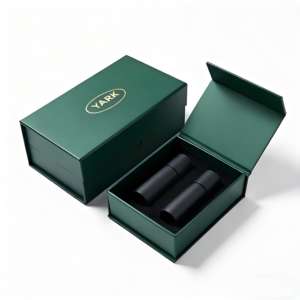 Custom 10ml 30ml Perfume Bottle With Drawer Box for Perfume <b>Black</b> Recyclable Magnetic Sliding Packaging Box 50ml for Perfume - Product Image 1