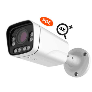 4k 8MP 5MP POE đầy màu sắc HD <span class=keywords><strong>IP</strong></span> Hướng dẫn sử dụng 2.8-12mm 4x zoom Bullet Máy ảnh ngoài trời IR-CUT tầm nhìn ban đêm không thấm nước IP66 CCTV máy ảnh - Product Image 1