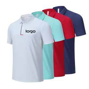 เสื้อโปโลผู้ชายแบบตัดหลวมวัสดุกันเหงื่อเสื้อออกงานเสื้อผ้าเทนนิส - Product Image 6