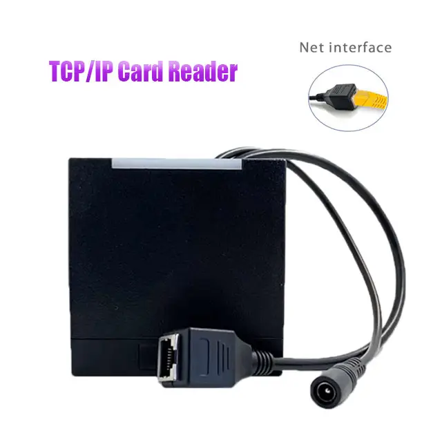 قارئ RFID 63 KHz KHz IC tcp/ ip HTTP Modbus VSPD إيثرنت LAN RJ45 لنظام التحكم في الوصول