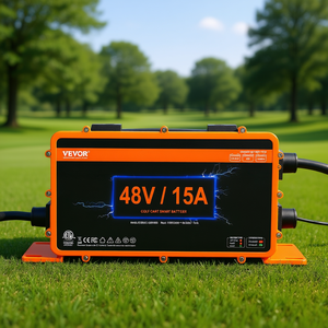 Caricabatterie Intelligente 48V 15A per Golf Cart Impermeabile IP67 per Batterie al Piombo-Acido - Product Image 2