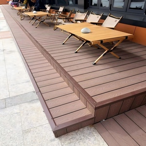 Panneau de clôture creux en WPC, grain de bois, terrasse extérieure, résistant à la décomposition, imperméable, durable, écologique, style moderne - Product Image 3