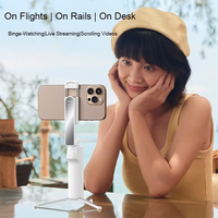 Trépied de téléphone extensible pour bâton de selfie portable avec télécommande sans fil détachable compatible avec iPhone 16/15/14/ Pro/Android