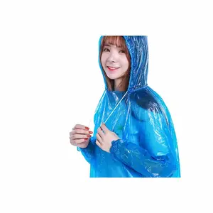 Best quantity PE plastic disposable adult raincoat bag