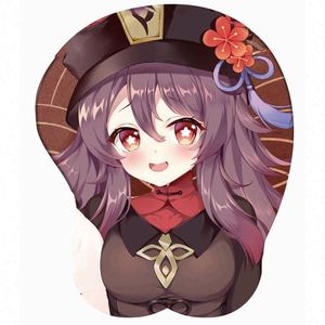 Alfombrilla de Ratón Personalizada con Protector de Muñeca de Silicona con Diseño de Chica Anime 3D - Product Image 5