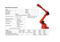 Brazo Robótico Industrial de 6 Ejes con Servoaccionamiento Eléctrico, Motor PLC y Caja de Cambios para Soldadura MIG/TIG de Alta Precisión, Capacidad de Carga de 10 kg