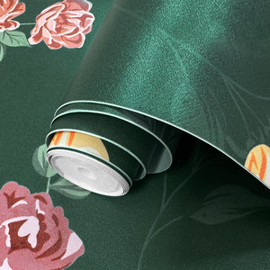 Fornitura di fabbrica di carta da parati autoadesiva impermeabile con stampa pastorale adesivo da parete floreale per camera da letto soggiorno - Product Image 3