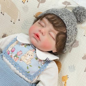 Yeezwood mignon 60cm Reborn bébé poupées corps entier Silicone jouet réaliste nouveau-né bébé souple Silicone Reborn bébé poupée pour les filles - Product Image 1