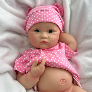 Künstler-Level Exclusive Edition 18 Zoll Reborn <span class=keywords><strong>Dolls</strong></span> Großhandel Lebensechte Silikon Baby puppen für Mädchen ODM Custom Design - Product Image 4