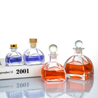 Bouteille d'aromathérapie en verre, design personnalisé pour la maison, flacons de parfum d'ambiance, diffuseur de parfum à roseaux