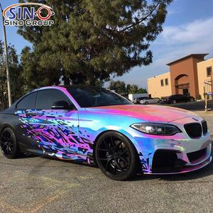 PVC De <span class=keywords><strong>Carrosserie</strong></span> Complet Film Autocollant De Haute Qualité Automobile Autocollants Chrome Arc-En-Ciel Vinyle Sans Bulles D'air - Product Image 4