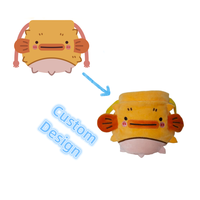 Porte-carte d'identité en peluche personnalisé avec rembourrage en coton PP, matériau en polyester, sac multifonction unisexe pour tous les âges