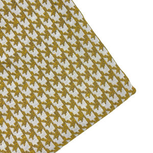 Производство OEM 100% полиэстер черно-белый тканый шерстяной твидовый материал для пиджак - Product Image 4