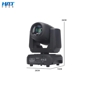 Mini projecteur de scène HAT Bin <span class=keywords><strong>120</strong></span> Watts à tête mobile, faisceau lumineux de <span class=keywords><strong>120</strong></span> Watts - Product Image 5