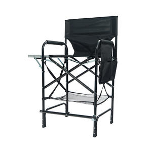 Chaise de directeur portable moderne pliable en aluminium avec porte-gobelet pour les activités de plein air Beach Park Tissu résistant aux intempéries - Product Image 2