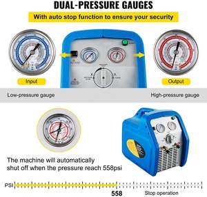 Machine/unité de récupération de réfrigérant pour climatisation automobile portable HVAC, cylindre de <span class=keywords><strong>gaz</strong></span> pour réfrigérant R410a, R32, <span class=keywords><strong>R134a</strong></span> - Product Image 3
