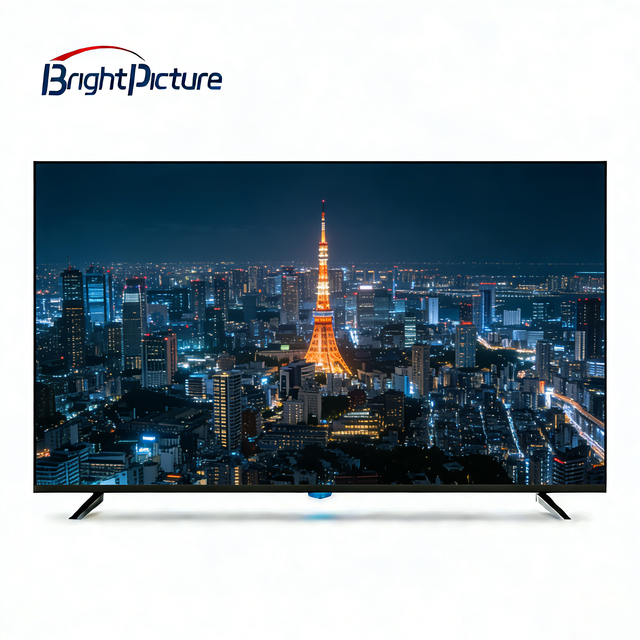 BRIGHT PICTURE BP-TV-027 65 Inch 4K Ultra HD LED Android Smart TV HDR10+ 120Hz 1 Year Warranty Wall Mount 5000cd Black 12-Bit
