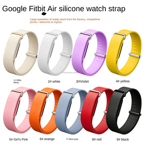 สายรัดข้อมือซิลิโคนแบบพรีเมียมสำหรับ Google Fitbit Air Strap พร้อมหัวเข็มขัดแม่เหล็ก ดีไซน์เรียบง่าย ทันสมัย - Product Image 2