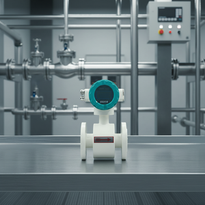 Fabrikant OEM-ondersteunde digitale elektromagnetische debietmeter voor het meten van afvalwater, 4-20mA uitgang olie-debietmeter - Product Image 1