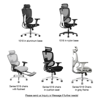 Nouveau Fauteuil de Bureau Ergonomique en Maille à Dossier Haut Design Moderne de Luxe pour Dirigeant Échantillon Gratuit Meubles Commerciaux