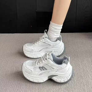 Zapatillas Deportivas Transpirables de Malla con Suela Gruesa para Mujer, Otoño 2025, Zapatos Casuales Versátiles para Mujer - Product Image 2