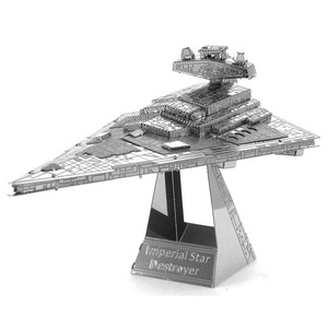 Puzzle 3D en métal Galactic Core Legends - <span class=keywords><strong>Kit</strong></span> de modèle de vaisseau spatial et de droïde emblématiques - 51 à 100 pièces - Article de collection premium pour les fans de science-fiction - À exposer - Product Image 2