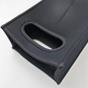 Sac de transport isotherme pour 2 bouteilles de vin, robuste, avec poignée sécurisée, motif lettres, garde les bouteilles protégées, épaissi - Product Image 4