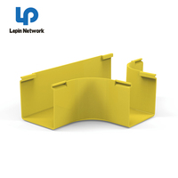 Ningbo Lepin Système de support pour gaine optique de gestion des câbles 120mm PVC ABS Intérieur Jaune