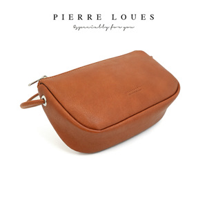 Pierre Loues Women's Crossbody <b>Bag</b> <b>Soft</b> <b>Leather</b> Zipper Dumpling Shape Lightweight Everyday Use - Product Image 5