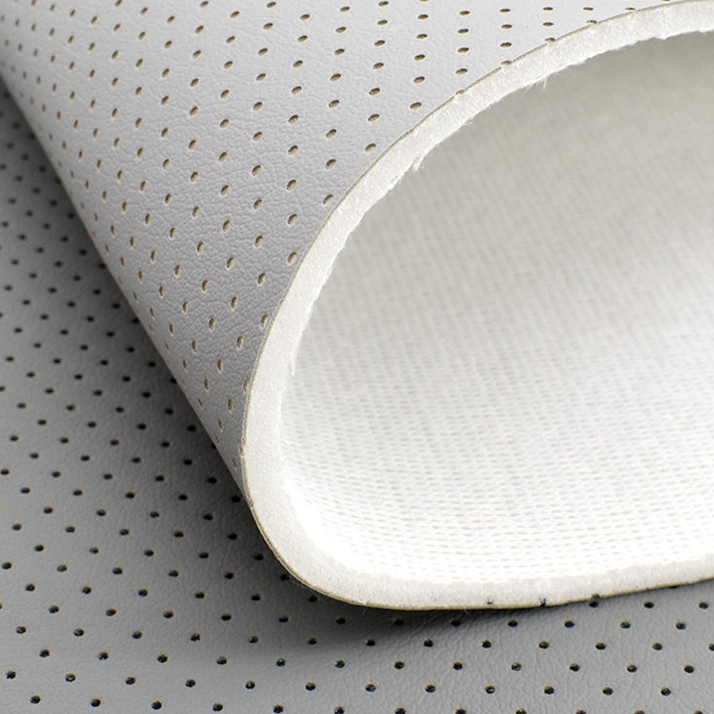 Hot Selling Embossed Waterproof Car Interior Synthetic Leather Material Composite Sponge Fabric Filled Seat Fabric Backing