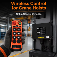 Télécommande sans fil LCC QA600 pour palan, 315/433 MHz, télécommande radio industrielle pour grue