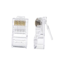Prise modulaire CAT6 8p8c, prise réseau dorée, prise modulaire Cat6 RJ45