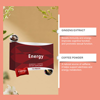 Bonbons énergisants pour hommes à l'exportation transfrontalière (boîte de 13 pièces) – Complément alimentaire à base de plantes, vitamines et ginseng pour une vitalité accrue